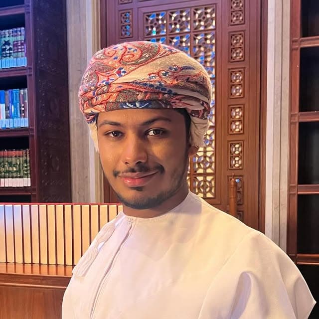 Student Al-Baraa Al-Jabri presenting his Ramadan programme