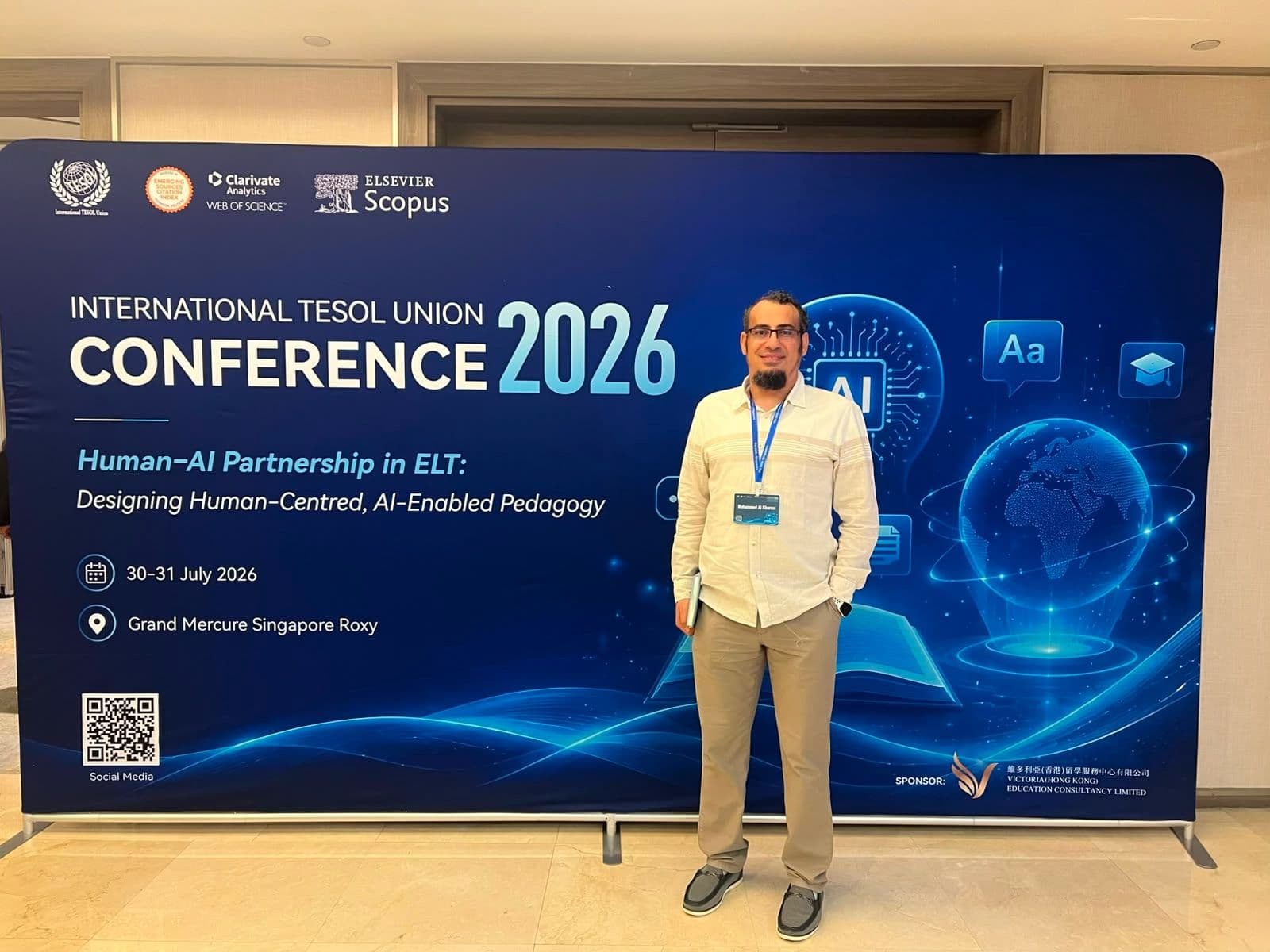 Dean of Bayan College presents research at International TESOL Union Conference in Singapore